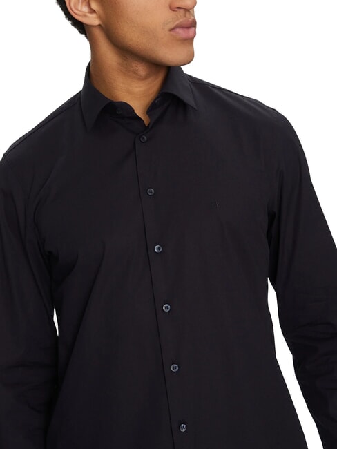 CK Camisa elástica, corte regular. cielo nocturno - Camisas de hombre