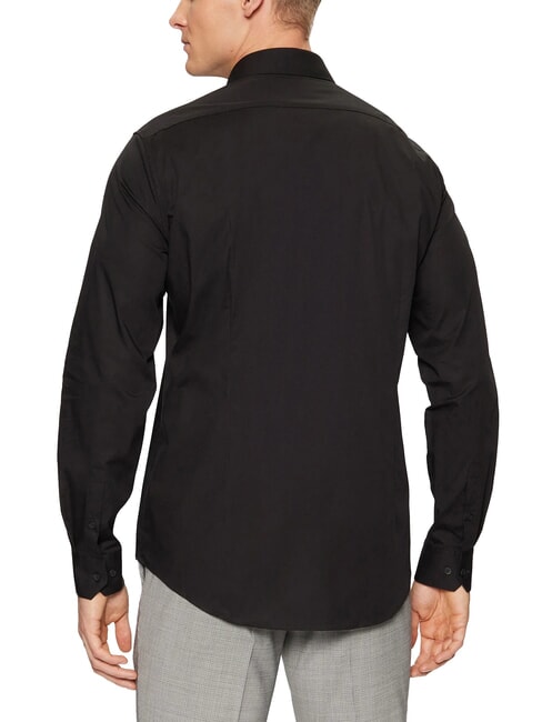 CK Camisa elástica, corte regular. ck negro - Camisas de hombre