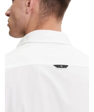 CALVIN KLEIN CK JEANS Camisa de manga larga el&aacute;stica y ajustada blanco brillante - Camisas de hombre - 4