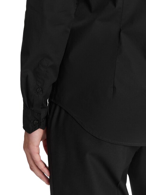 CK JEANS Camisa de manga larga elástica y ajustada ck negro - Camisas de hombre