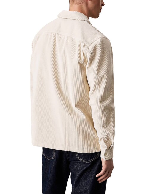 CK JEANS Camisa de pana de manga larga de corte relajado pelícano - Camisas de hombre