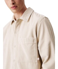 CALVIN KLEIN CK JEANS Camisa de pana de manga larga de corte relajado pelícano - Camisas de hombre - 3