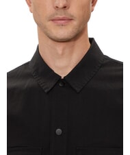 CALVIN KLEIN CK JEANS Camisa cargo de manga larga de corte relajado ck negro - Camisas de hombre - 4