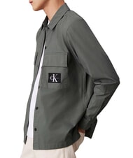 CALVIN KLEIN CK JEANS Camisa cargo de manga larga de corte relajado gris infinito - Camisas de hombre - 3