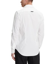 CALVIN KLEIN CK JEANS Camisa de manga larga el&aacute;stica y ajustada blanco brillante - Camisas de hombre - 2