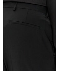 CALVIN KLEIN CK Elegante pantal&oacute;n de mezcla de lana de corte entallado ck negro - Pantalones - 3