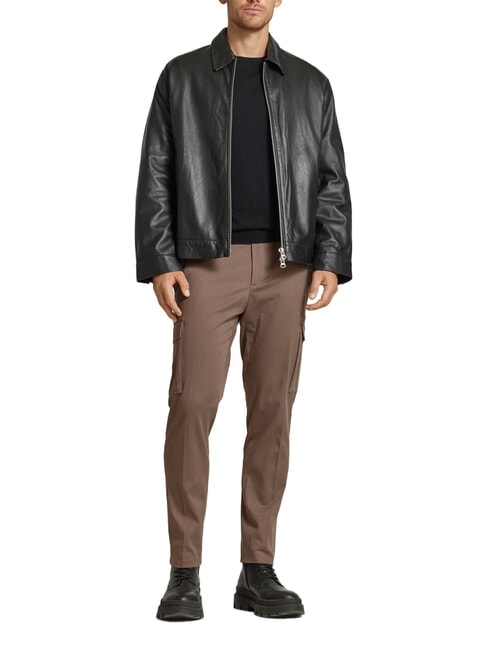 CK Pantalones cargo el&aacute;sticos de corte entallado halc&oacute;n - Pantalones