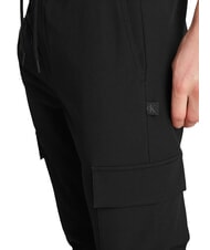 CALVIN KLEIN CK JEANS Pantalones deportivos cargo elásticos ck negro - Jeans - 3