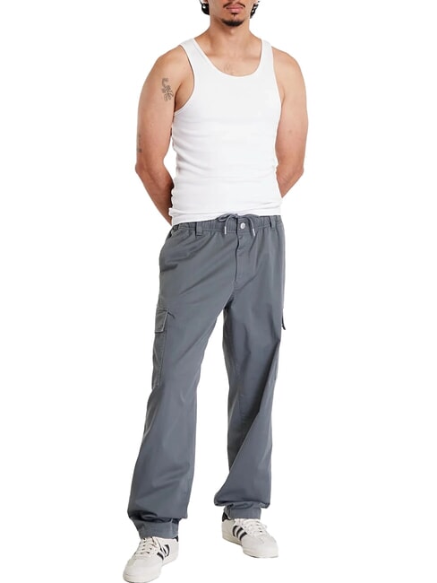 CK JEANS Pantalones cargo rectos regulares gris infinito - Jeans