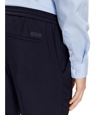 CALVIN KLEIN CK Pantalones de lana de pierna recta Calvin Navy - Pantalones - 4