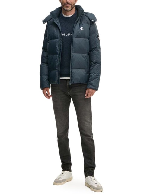 CK JEANS Vaqueros ajustados y ajustados mezclilla negra - Jeans