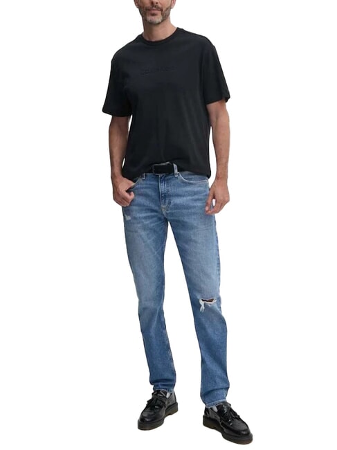 CK JEANS Vaqueros ajustados de talle alto dril - Jeans