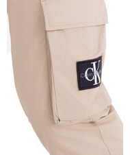 CALVIN KLEIN CK JEANS Pantalones cargo ajustados travertinos - Jeans - 3