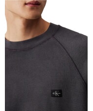 CALVIN KLEIN CK JEANS Camiseta de manga larga con tejido gofre &eacute;bano - camiseta - 3