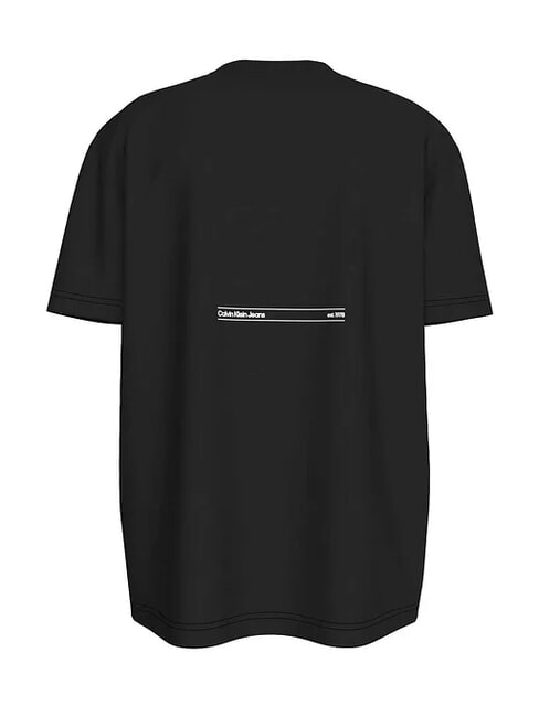 CK JEANS Camiseta de manga corta con estampado eufórico ck negro - camiseta