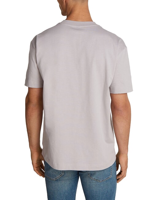 CK JEANS Camiseta de corte regular con bordado Box Tee gaviota gris - camiseta