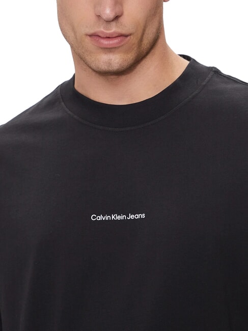 CK JEANS Camiseta de manga corta de corte regular ck negro - camiseta