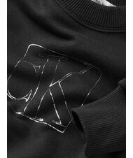 CALVIN KLEIN CK KIDS Sudadera de cuello redondo con estampado ck negro - Sudadera Beb&eacute; - 3