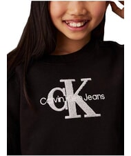 CALVIN KLEIN CK KIDS Sudadera de cuello redondo con logotipo de sherpa ck negro - Sudadera Beb&eacute; - 3