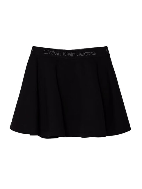 CK KIDS Falda corta con cintura elástica ck negro - Faldas de niñas