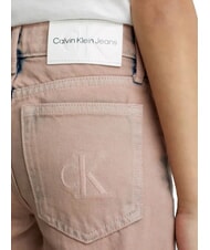 CALVIN KLEIN CK KIDS Vaqueros descoloridos para niñas sobreteñir rosa - pantalones para niños - 3