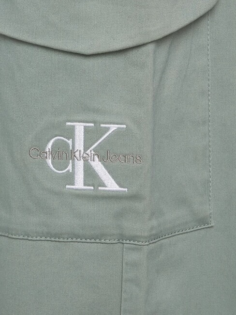 CK KIDS Pantalones cargo de algodón para niñas verde meteorito - pantalones para niños
