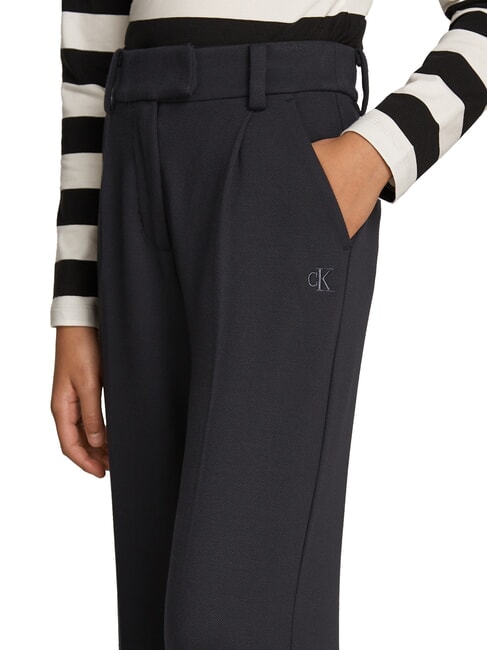 CK KIDS Pantalones de niña de corte recto ck negro - pantalones para niños