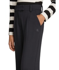 CALVIN KLEIN CK KIDS Pantalones de niña de corte recto ck negro - pantalones para niños - 3