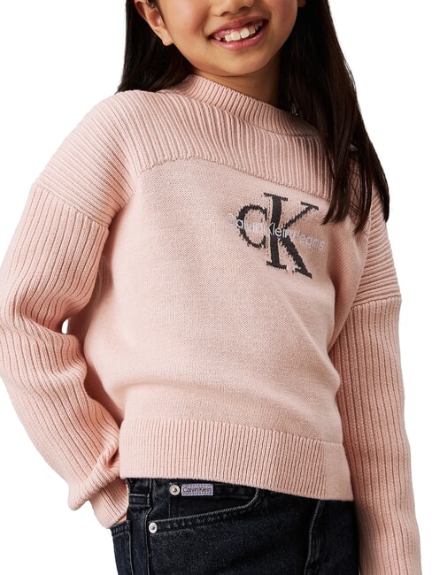 CK KIDS Vaqueros de corte relajado para ni&ntilde;a azul negro r&iacute;gido - pantalones para ni&ntilde;os