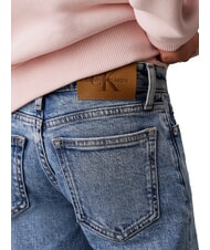 CALVIN KLEIN CK KIDS Vaqueros anchos y de corte relajado para niñas sal y pimienta azul - pantalones para niños - 3