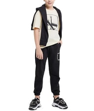 CALVIN KLEIN CK KIDS Pantalones deportivos de bebé ck negro - pantalones para niños - 4