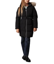 CALVIN KLEIN CK KIDS Chaqueta larga de plumas para niñas con capucha ck negro - Chaquetas de bebé - 5