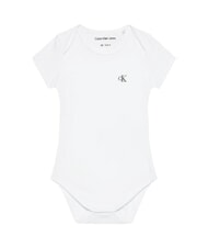CALVIN KLEIN CK KIDS Conjunto de 2 bodies para bebé arena rosada / blanco brillante - Peleles y conjuntos para bebé - 4