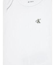 CALVIN KLEIN CK KIDS Conjunto de 2 bodies para bebé arena rosada / blanco brillante - Peleles y conjuntos para bebé - 6