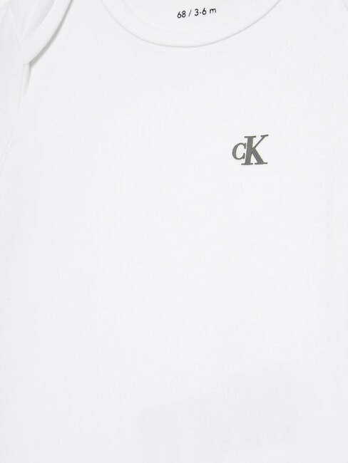 CK KIDS Conjunto de 2 bodies para bebé arena rosada / blanco brillante - Peleles y conjuntos para bebé