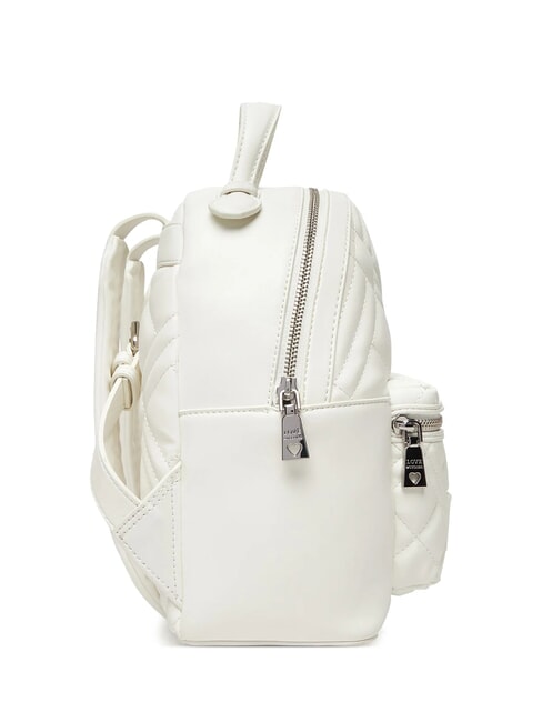QUILTED Mochila con bolsillo blanco - Bolsos Mujer