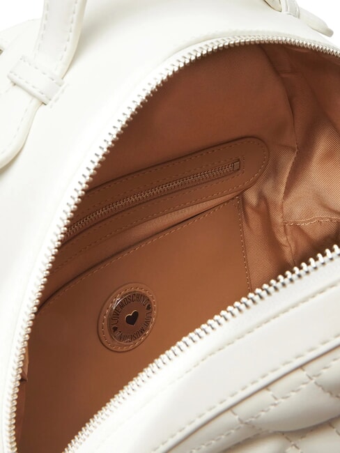 QUILTED Mochila con bolsillo blanco - Bolsos Mujer