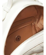 LOVE MOSCHINO QUILTED Mochila con bolsillo blanco - Bolsos Mujer - 5