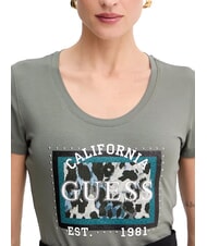 GUESS ANIMALIER  Camiseta volc&aacute;n gris - camiseta - 3