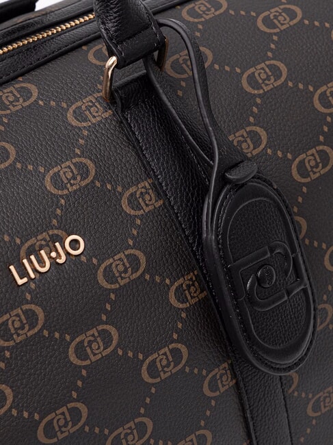 CIRRY Bolsa de lona grande con logotipo y correa para el hombro NEGRO - Bolsas de viaje