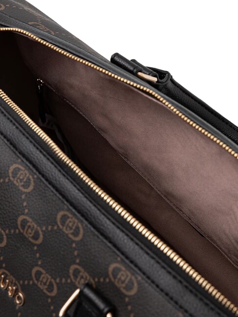 CIRRY Bolsa de lona grande con logotipo y correa para el hombro NEGRO - Bolsas de viaje