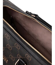 LIUJO CIRRY Bolsa de lona grande con logotipo y correa para el hombro NEGRO - Bolsas de viaje - 5