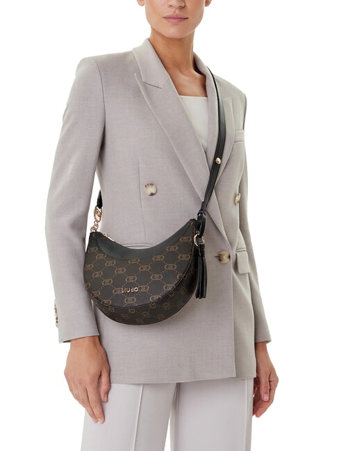 CIRRY Bolso de hombro pequeño con borla NEGRO - Bolsos Mujer