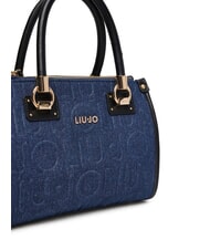 LIUJO MANHATTAN Bolso pequeño de mezclilla vestido azul - Bolsos Mujer - 4