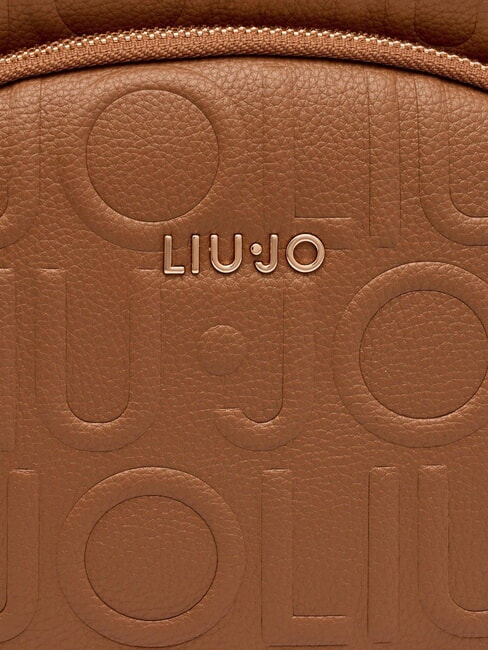 MANHATTAN Mochila mediana con logo en relieve ante - Bolsos Mujer