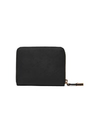 LIUJO CALIWEN Cartera mediana saffiano con cremallera alrededor NEGRO - Carteras Mujer - 3