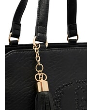 LIUJO SAMIANA Bolso mediano con bandolera NEGRO - Bolsos Mujer - 4