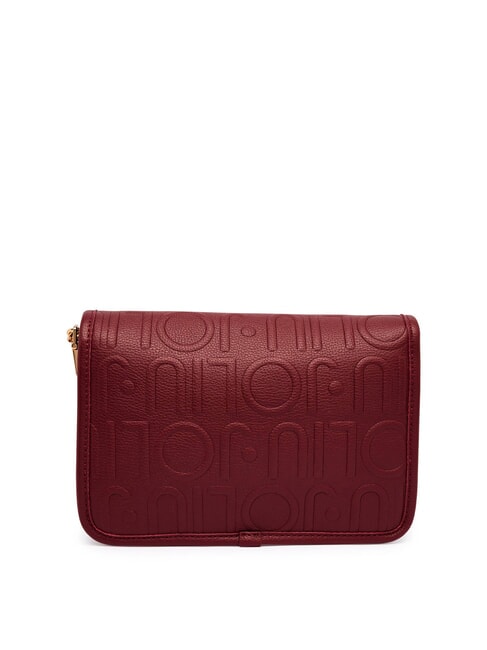MANHATTAN Bolso convertible con solapa vino tinto - Bolsos Mujer