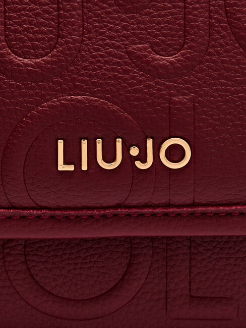 MANHATTAN Bolso convertible con solapa vino tinto - Bolsos Mujer