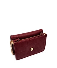 LIUJO MANHATTAN Bolso convertible con solapa vino tinto - Bolsos Mujer - 5